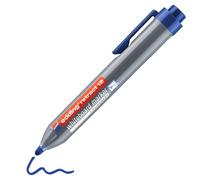 Edding retract 12 marqueur pour tableaux blancs - bleu - 1 stylo - Pointe ronde 1,5-3 mm - sans capuchon - pour une utilisation d'une main sur tableau blanc, magnétique, en liège, mémo et chevalet