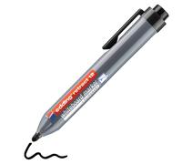 Edding retract 12 marqueur pour tableaux blancs - noir - 1 stylo - Pointe ronde 1,5-3 mm - sans capuchon - pour une utilisation d'une main sur tableau blanc, magnétique, en liège, mémo et chevalet