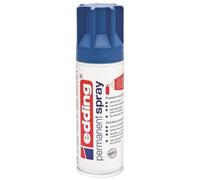 edding 5200 permanent spray - gentian blue matt - 200 ml - acrylic paint for painting and decorating glass, metal, wood, ceramic, plastic, canvas - aerosol spray, acrylic spray, paint spray