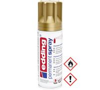 Edding Spray Permanent Acrylique Premium En Or Riche Mat 200ml