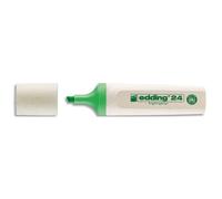 EDDING Surligneur ECOLINE-24 pointe biseautée a une largeur de trait de 2 à 5 mm. Couleur vert