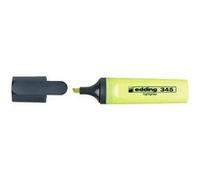 edding - surligneur edding Highlighter 345, pointe biseautée, jaune Jaune G