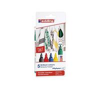 edding Textilmarker basic colours 4500 2-3mm 5er Pack