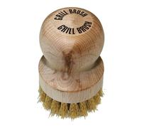 Eddingtons Valet Gril Brosse W/Laiton Poils - Fort Lavage en Bois Brosse