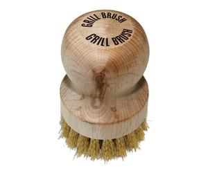 Eddingtons Valet Gril Brosse W/Laiton Poils - Fort Lavage en Bois Brosse