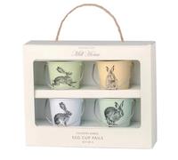 Eddingtons vintage lièvre Coquetier seaux, Lot de 4