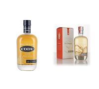 EDDU - Silver - Whisky Pur Blé Noir - 43% Alcool - Origine : France/Bretagne - Bouteille 70 cl & Ed Gwenn - SINGLE GRAIN WHISKY - 45% Alcool - FRANCE - Bouteille 70 cl