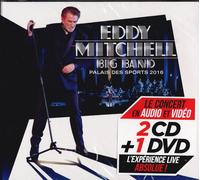 Eddy Mitchell Big Band Palais des Sports 2016 2CD + DVD Neuf sous blister