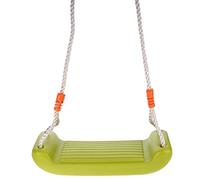 Eddy Toys Balançoire Enfant Extérieur - Siège de Balançoire Jardin avec Cordes Réglables - Jeux Exterieur Enfant 38X16 cm - Vert