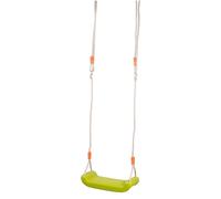 Eddy Toys Balançoire ¿ Siège Balancoire Plastique Enfant ¿ Avec Corde pour Arbre ou Portique ¿ Charge jusqu¿à 100kg ¿ Balancelle de Jardin Extérieur ¿ Siège Vert Résistant