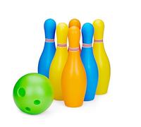 Eddy Toys Ensemble de Quilles Jouet - Ensemble de Jeu - Jeu de Quilles - 8 Pièces