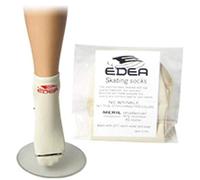 Edea Chaussettes de patinage, blanc, Small