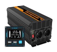 EDECOA DPM30 Pro Convertisseur 12v 220v 3000w avec Télécommande LCD ( Onduleur à Onde Sinusoïdale Modifiée)