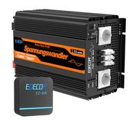 EDECOA Onduleur 12 V 230 V 3500 W/7000 W 12 V vers 230 V Convertisseur d'onde sinusoïdale pure avec module WiFi, prise en charge des fonctions d'application avec 1 port USB et 1 port PD