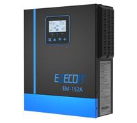 EDECOA Onduleur hybride 1500 W 24 V 230 V 1500 VA Chargeur solaire MPPT 40 A Pur Sinus 30-150 Vdc Off-Grid BMS Communication Chargeur de batterie Priorité du réseau Régulateur de charge solaire