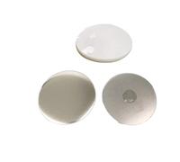 EDEDE Machine à Badge, 25 MM/32 MM/37 MM/44 MM/58 MM/75 MM 100 pièces magnétique réfrigérateur Bouton Broches Blanc Bouton Badge Fabricant de pièces(58mm)