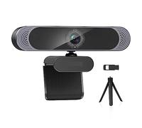 EDEDE Webcam 4K 1080P FHD Webcam USB Mise Point Automatique caméra Web PC Ordinateur WebCamera for Le Travail de conférence d'appel vidéo de Diffusion en Direct(1080P)