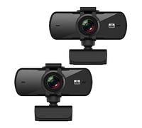 EDEDE Webcam Webcam 2K Full HD 1080P caméra Web Autofocus avec Microphone USB Web Cam for Ordinateur Portable Ordinateur de Bureau Webcamera(2PCS)