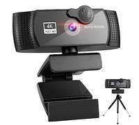 EDEDE Webcam Webcam 4K 2K 1080P caméra Web Full HD avec Microphone Prise USB Web Cam for PC Ordinateur Portable vidéo Mini caméra 4K(4K)