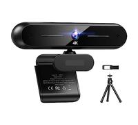 EDEDE Webcam Webcam 4K HD Webcam 8MP caméra Web USB à Mise Point Automatique avec Microphone Webcamera for Ordinateur Portable/Appel vidéo/Streaming