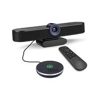 EDEDE Webcam Webcam de conférence Ultra Grand Angle 4K Zoom numérique 8MP 5X avec Cadrage Automatique USB PC Webcam Live Streaming(B)