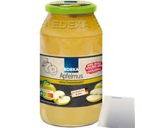 Edeka Compote de pommes sans sucre ajouté (verre 710 g) + bloc usy
