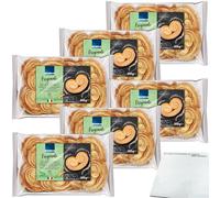 Edeka Giacomo Lot de 6 paquets de pâte feuilletée 225 g + bloc usy