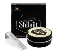 Edel Living Shilajit Original Hhimalaya Boîte en aluminium bio 30 g de résine | Revêtue de Gilgit | Shilajit pur himalayen séché au soleil pour une efficacité maximale | Booster d'énergie naturel