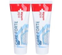 EDEL + WHITE Care Forte dentifrice soin des gencives Dentifrice(S) 2x75 ml