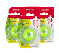 edel+white Easy Tape Lot de 3 rouleaux de ruban dentaire ciré 70 m