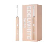 edel+white EW-SG9 Brosse à dents sonique avec 3 têtes de brosse, charge USB | Technologie sonore suisse, étanche IPX7, charge directe USB, mode massage, compact, adapté aux voyages