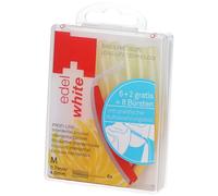 Brossettes interdentaires Edel+White EasyFlex - Brossettes interdentaires douces disponibles en différentes tailles - Pour les gencives sensibles, les implants et les appareils dentaires (jaune)