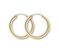 EDELIND Ohrringe Creolen Gold 333 20mm Creolen Set für Damen Mädchen 8 Karat Gelbgold Breite 2,5 mm Frauen Ohrschmuck Creolen mit Schmuck Geschenk Box Made in Germany