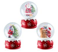 EDELMAN-Boule à eau Père Noël coloris rouge - 11,5 cm