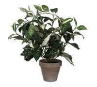 EDELMAN-Cordyline artificielle en pot Stan gris Mica Décorations - diamètre 11,5/25 cm x 35 cm