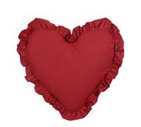 EDELMAN-Coussin forme cœur rouge - 50 x 45 x 10 cm