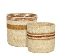 EDELMAN-Jameson panier coloris jaune en céramique - diamètre 18 x 18 cm