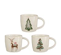 EDELMAN-Mug Fran coloris blanc en grès - diamètre 10 cm