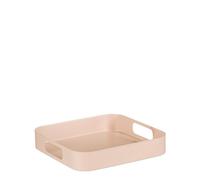 EDELMAN-Plateau en fer rose clair Davos - 25 x 25 cm