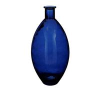 EDELMAN-Vase coloris bleu en verre recyclé Qin - diamètre 29 cm