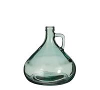 EDELMAN-Vase coloris vert en verre recyclé Sitia - diamètre 17,5 cm