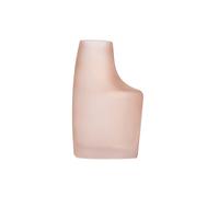 EDELMAN-Vase en verre coloris rose Socco - 14,5 x 10 x H 23,5 cm