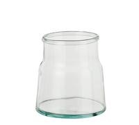 EDELMAN-Vase en verre transparent Jolanda - diamètre 19 x H 20 cm