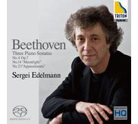 EDELMANN SERGEI (piano) - Ludwig Van Beethoven : Three Piano Sonatas: Nos. 4, 14 & 2