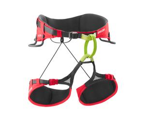 Edelrid - Baudrier d'alpinisme et d'escalade traditionnelle - Helios II Lava pour Homme - Taille S - Rouge Rouge S