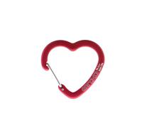 Edelrid Corazon Mousqueton de matériau One Size Rouge