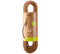 Edelrid - Corde d'escalade à simple - Eagle Lite Protect Eco Dry 9,5Mm Neon Pink-Neon Green - Taille 80 m - Orange Orange 80 m
