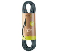 Edelrid Skimmer Eco Dry 7,1 mm 50 m – Mixte – Noir/Gris – Taille unique (modèle 2026)