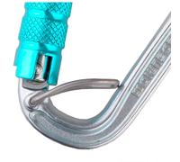 Edelrid Hms Bruce Steel Triple Fg Snap Hook Argenté