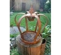 Edelrost Couronne Massif 32 cm Décorer Décoration Roi Rouille Noble Jardin Fer Métal